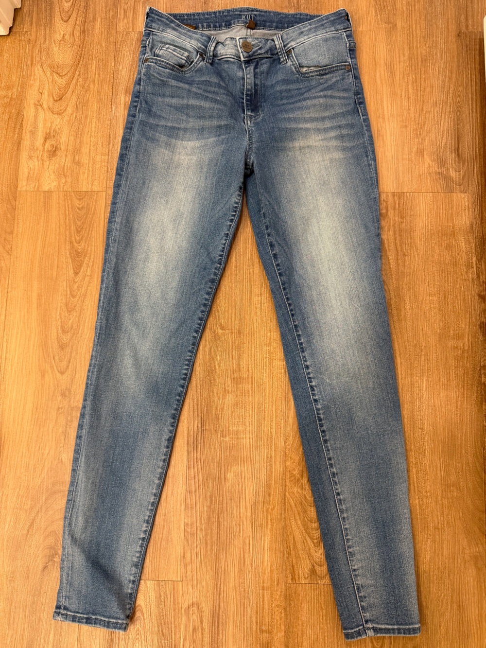 KUT from the Kloth High Rise Toothpick Skinny Jeans Women’s 6 Medium Wash